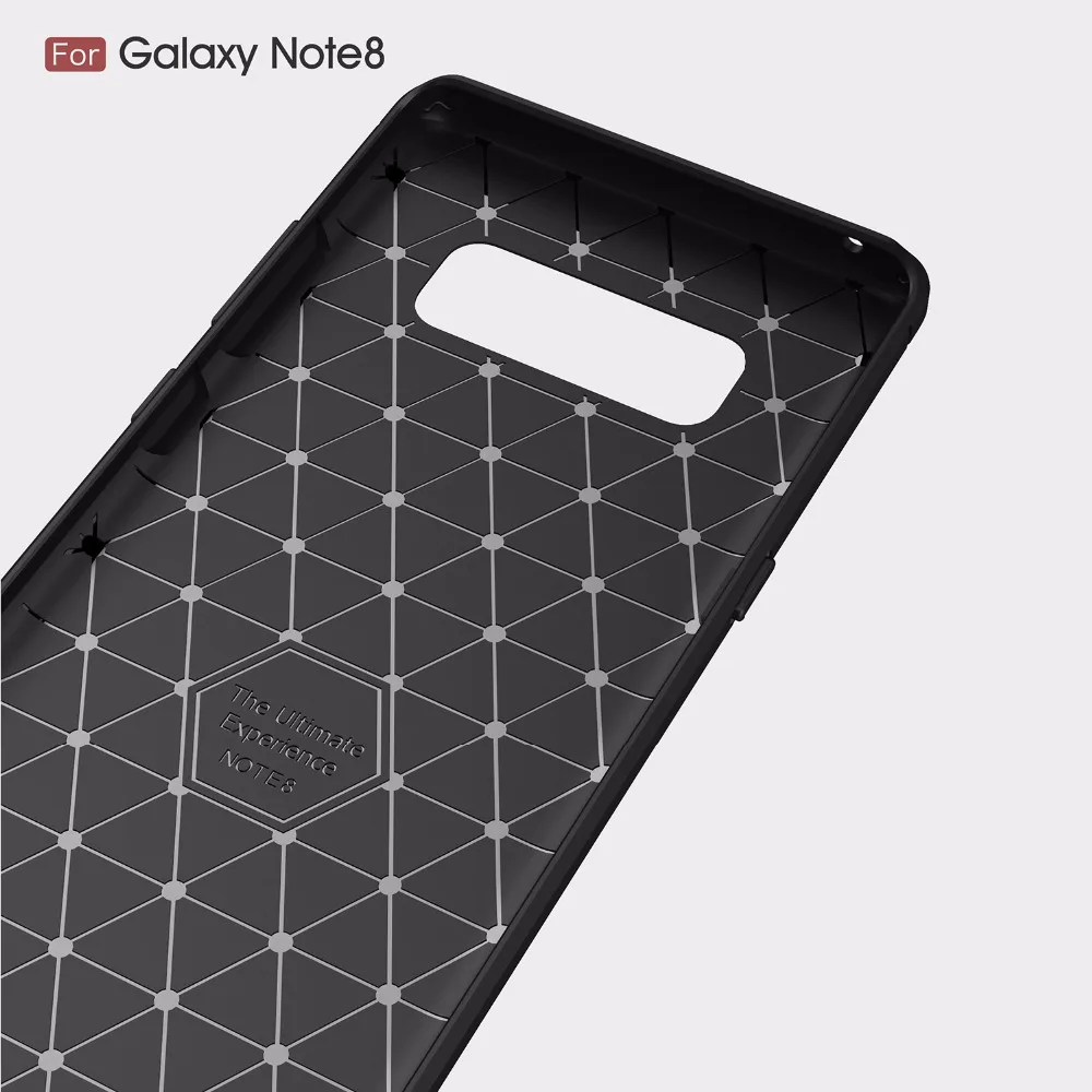 Для samsung Galaxy note8 чехол крышка из углеродного волокна Roybens Бизнес мягкий