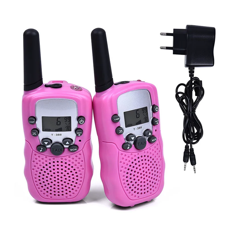 Pink EU Plug Детский мобильный телефон игрушки электронные продукты электронная сигарета Радио беспроводной иди и болтай walkie talkie игрушка для диалога 2pcsp20 - Цвет: Pink EU Plug