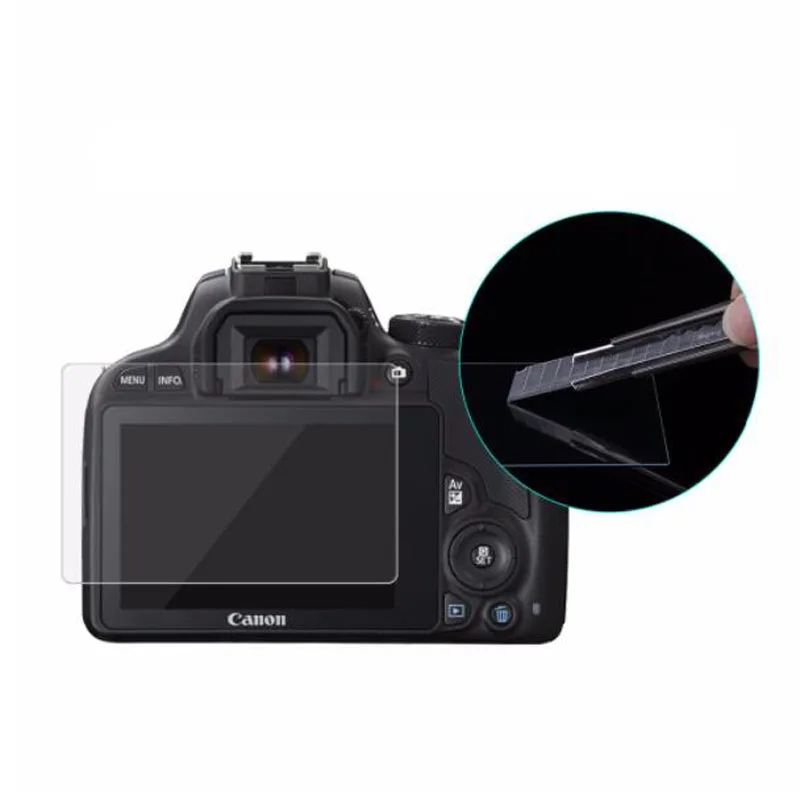 Защитное закаленное стекло для камеры Canon EOS 100D Rebel SL1/Kiss X7 M3 M5 M10 G1Xii G1X II |