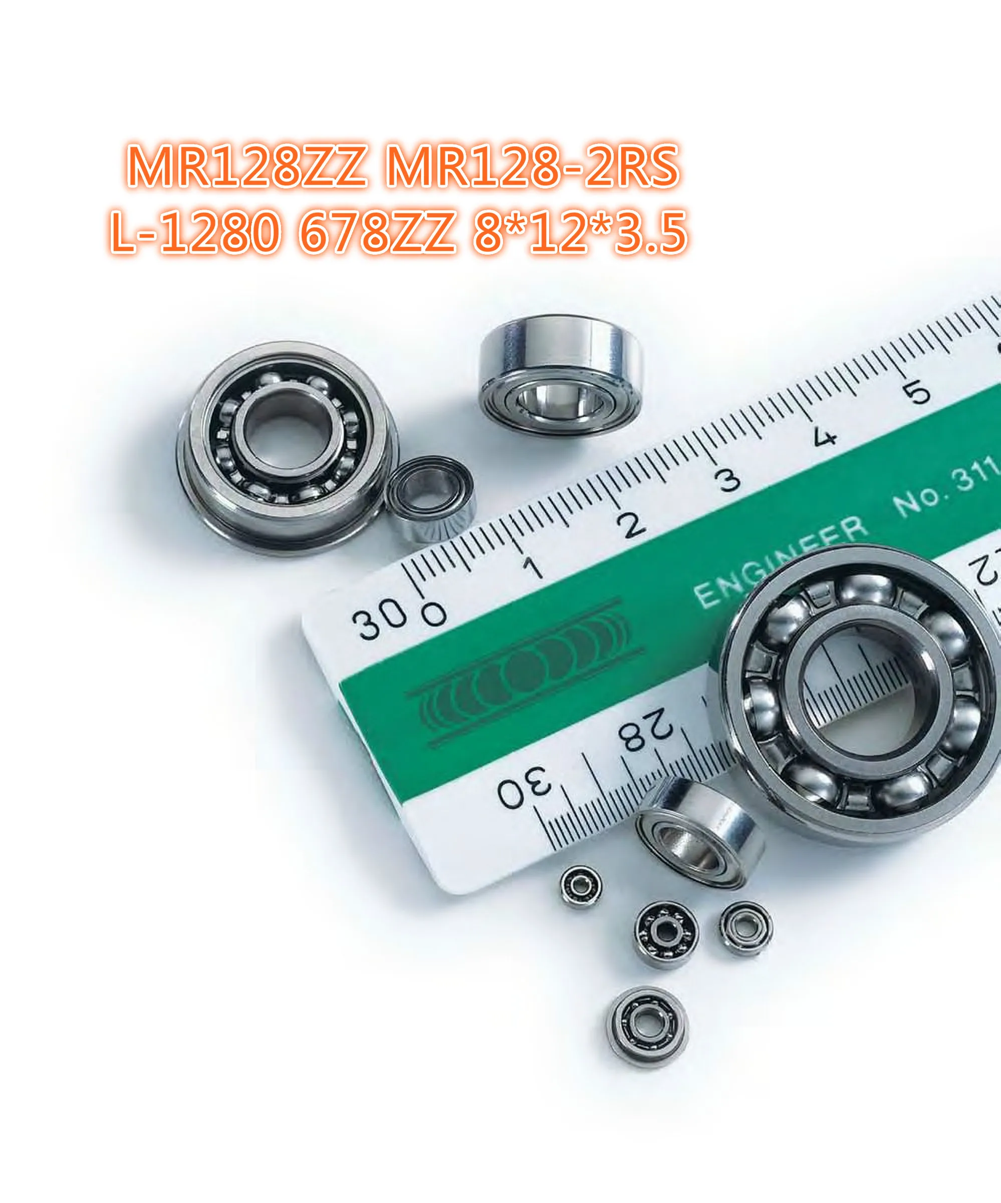 

5 шт., миниатюрные подшипники MR128ZZ, Φ 678ZZ, 8*12*3,5 мм, подшипники для tranmition JMC