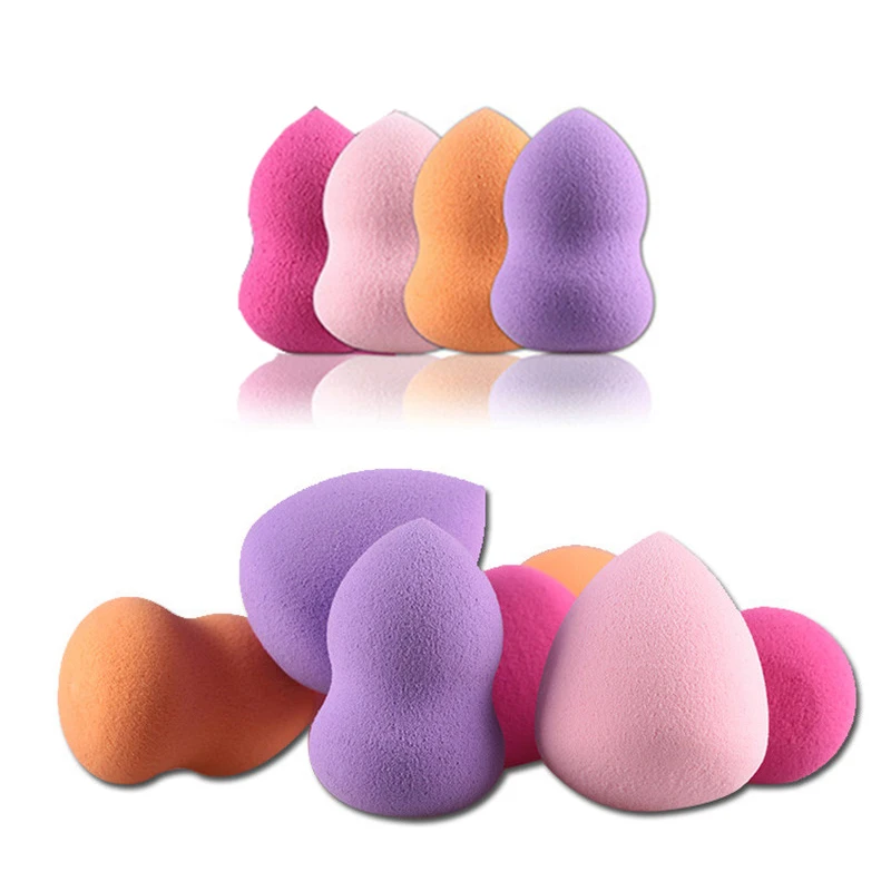 4 шт./компл. Mini Beauty мягкая губка для макияжа спонж носа и лица основа тона жидкая