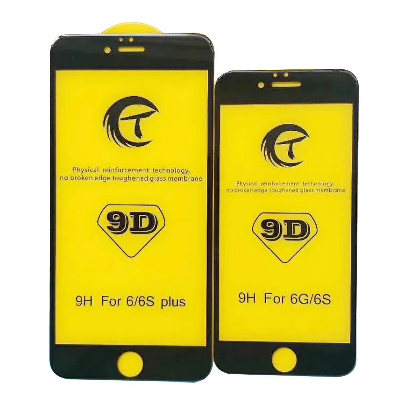 9D Защитное стекло для iPhone 6 6S 7 8 plus X на iphone R XS MAX защита экрана 11 XR|Защитные стёкла и