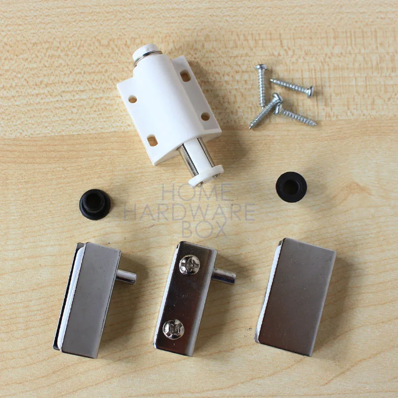 Набор оборудования для стеклянных дверей шкафов магнитный захват одиночная