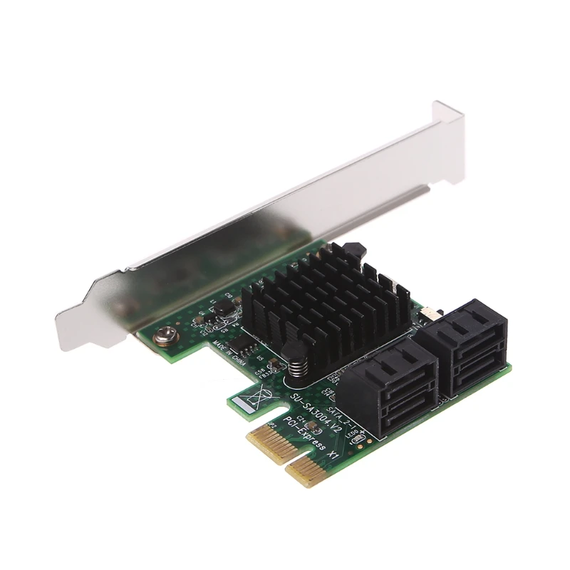 1 комплект PCI E Express 1x к 4 портам Sata 3 0 III 6G конвертер контроллер карта адаптер