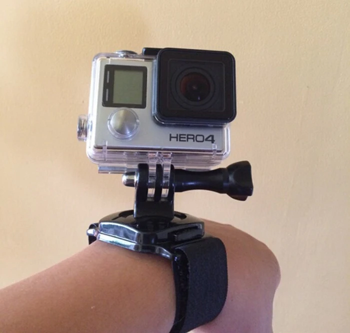 2018 вращение на 360 градусов Gopro ремешок запястье руку крепление для Hero 4 3 + 2