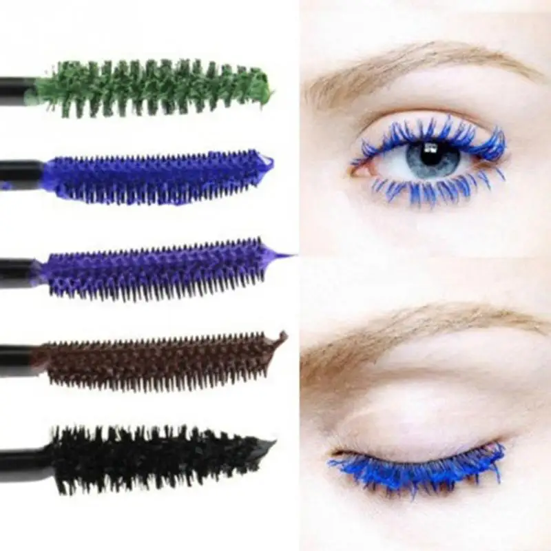 Профессиональная косметическая цветная тушь для глаз Водостойкая ресниц