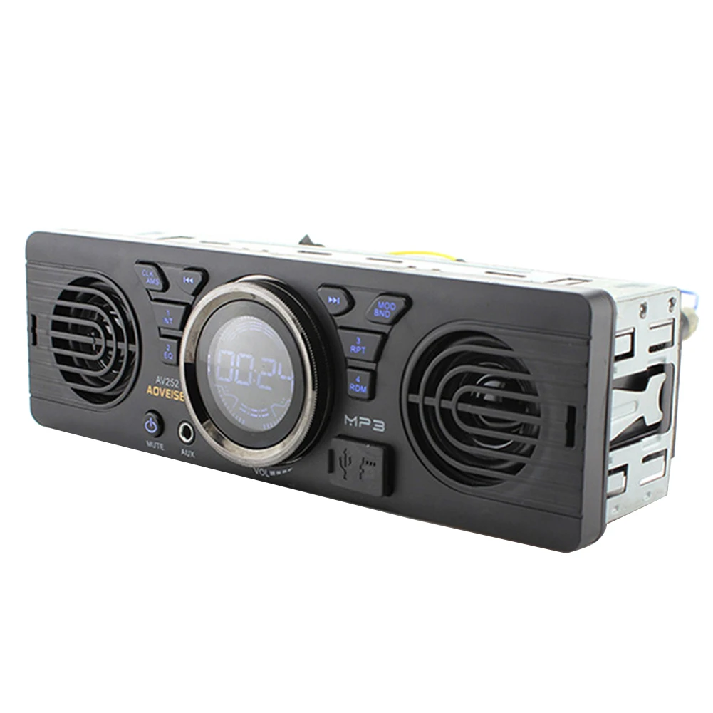 Мультимедийный автомобильный Радио ЖК-дисплей Bluetooth MP3 2 динамик в тире