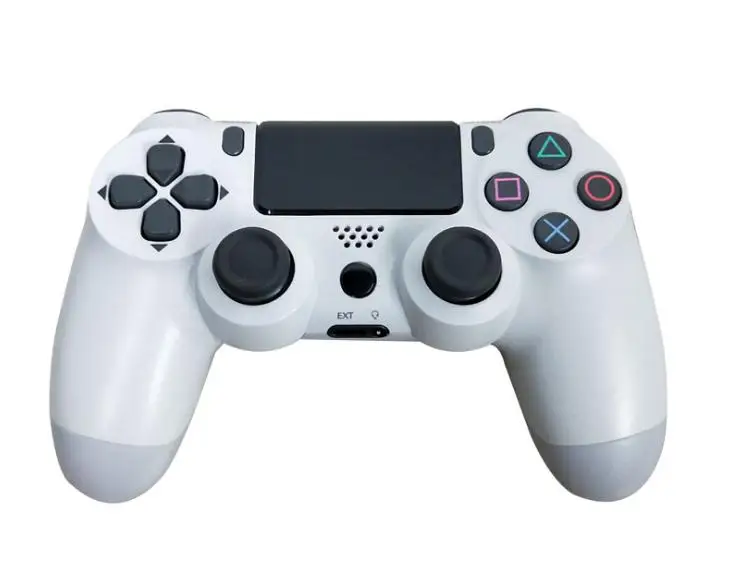 white Цветной 4,0 bluetooth проводной геймпад хост-контроллер для ps4 ps3 joysitck геймпад двойной шок геймпад - Цвет: white