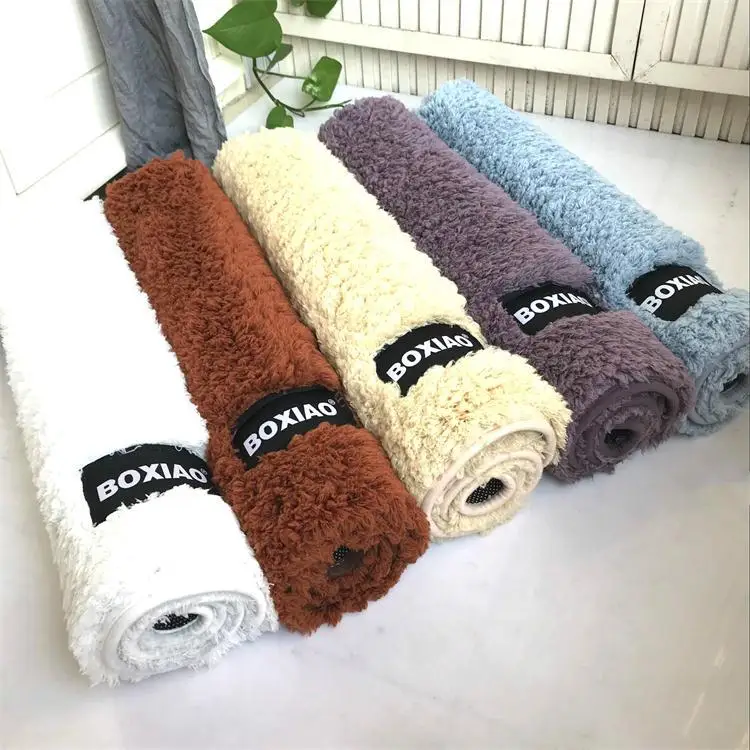 

Bathroom door mats Entry door mats Bedroom carpets Kitchen absorbent mats rugs and carpets for home living room white rug