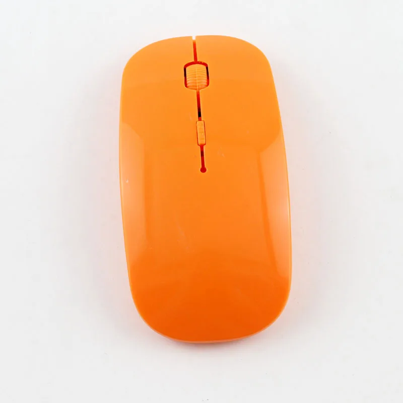 Ультра тонкий USB оптическая беспроводная мышь 2,4G приемник очень тонкая мышь беспроводная компьютерная ПК ноутбук Настольный