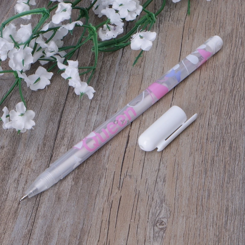 1PC White Hook Liner Pens Signature Marker Black Paper Highlighter Reviser 0.8mm | Канцтовары для офиса и дома