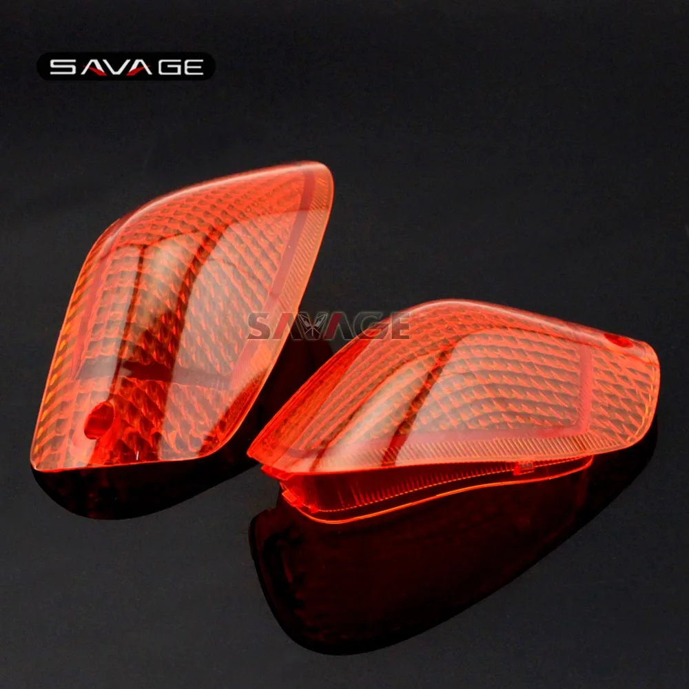 amber Для KAWASAKI ZZ-R 1100D/ZX-11 1993-2001, ZZR1200 2002-2005 Аксессуары для мотоциклов передний указатель поворота светильник лампа крышка объектива - Цвет: amber