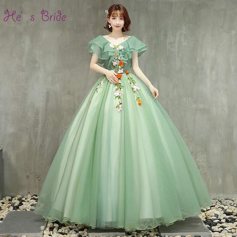 Женское платье для выпускного It's Bride бальное конфетных цветов с коротким