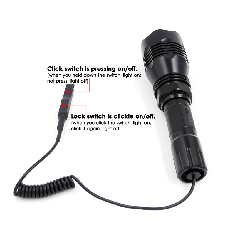 Профессиональный водонепроницаемый охотничий фонарик красный и зеленый свет