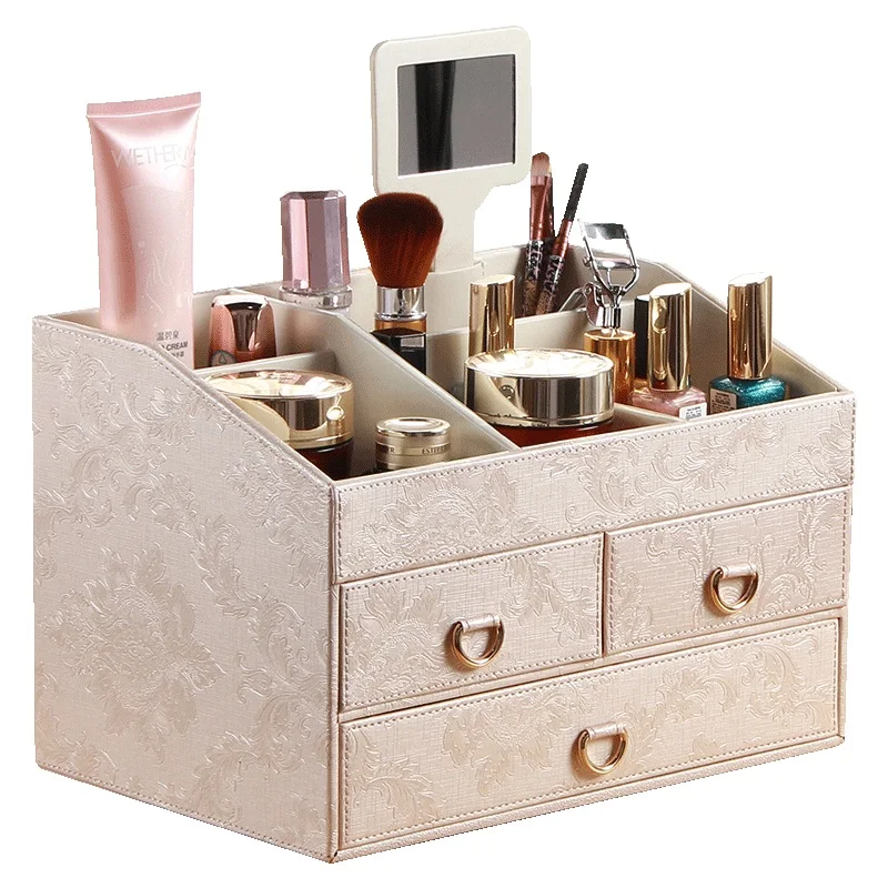 Large European Princess Desktop Drawer Rack Cosmetic Dressing Storage Box | Дом и сад