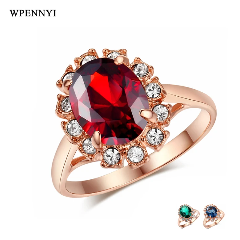 Женские Классические кольца на палец цвета розовое золото Erstwhile Memory ретро