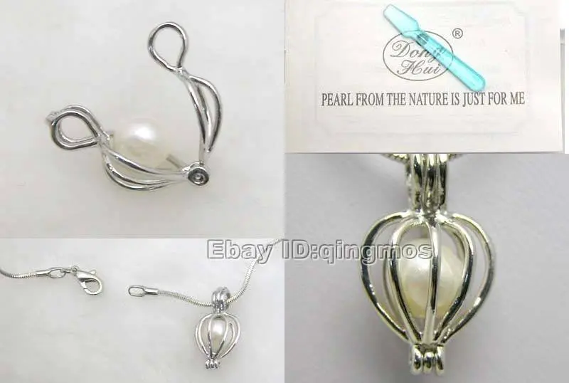 Жемчужное ожерелье с кулоном в виде сердца-3621 | Украшения и аксессуары