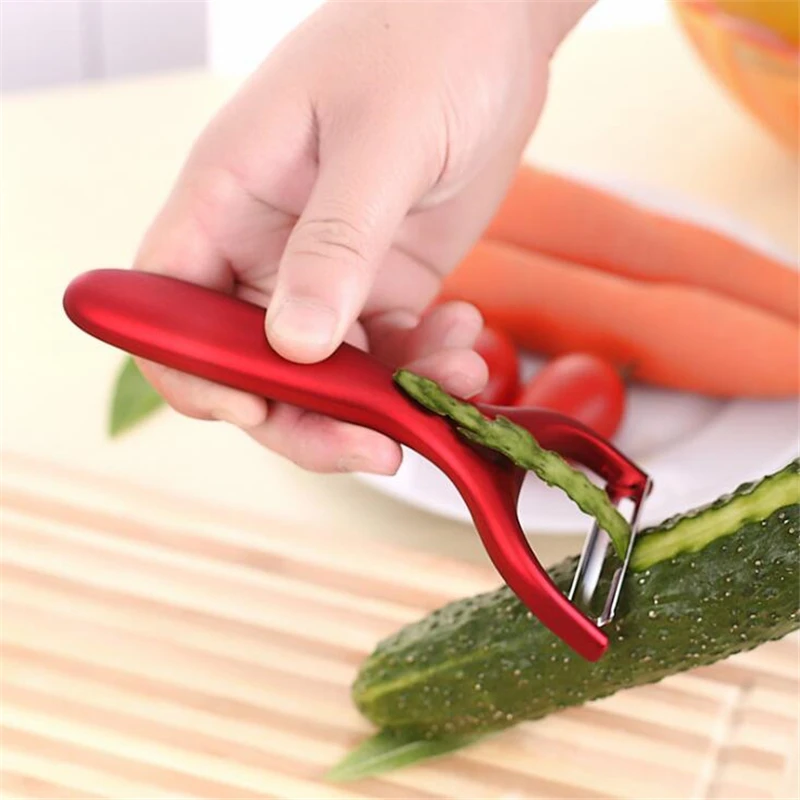 Фото Овощечистка для фруктов и овощей терки из нержавеющей стали + пластик морковь
