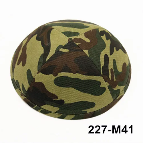 Камуфляж 19 см kippot Appaerl аксессуары шапки Skullies beanie Kippah еврейская Yarmullka