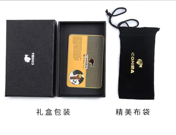 Новинка 1 шт. Cohiba Cigar V-Cut Cigar Cutter из нержавеющей стали черная машинка для стрижки сигар аксессуары для сигар
