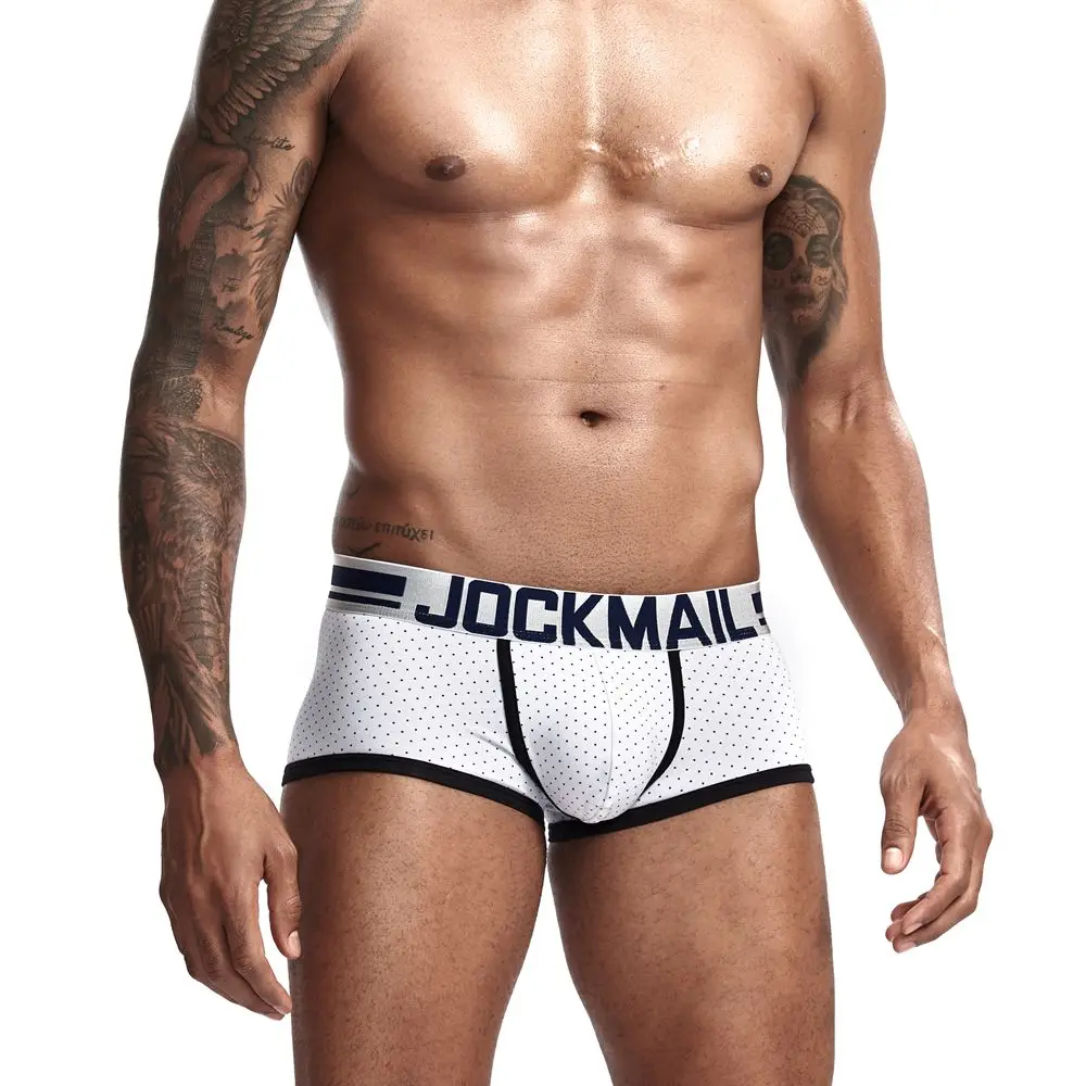 Бренд jockmail Мужское нижнее белье боксеры модная мужская одежда боксеры мужские Трусы calzoncillos