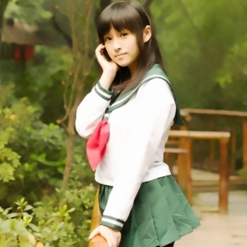 Higurashi Кагоме маскарадные костюмы костюм моряка для мальчиков японское аниме