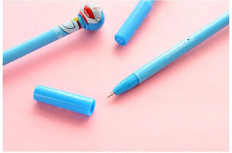4X Kawaii Doraemon гель канцелярские принадлежности для творчества Ручка школы офис питания 0,5 мм студент подарок награждение приз
