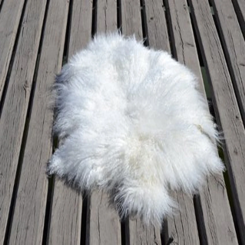 

2022 Mongolian Fur Rug For Bedrooms Throw Blanket Tibetan Fur Pelt Rugs and Carpets For Living Room Blankets For Beds White