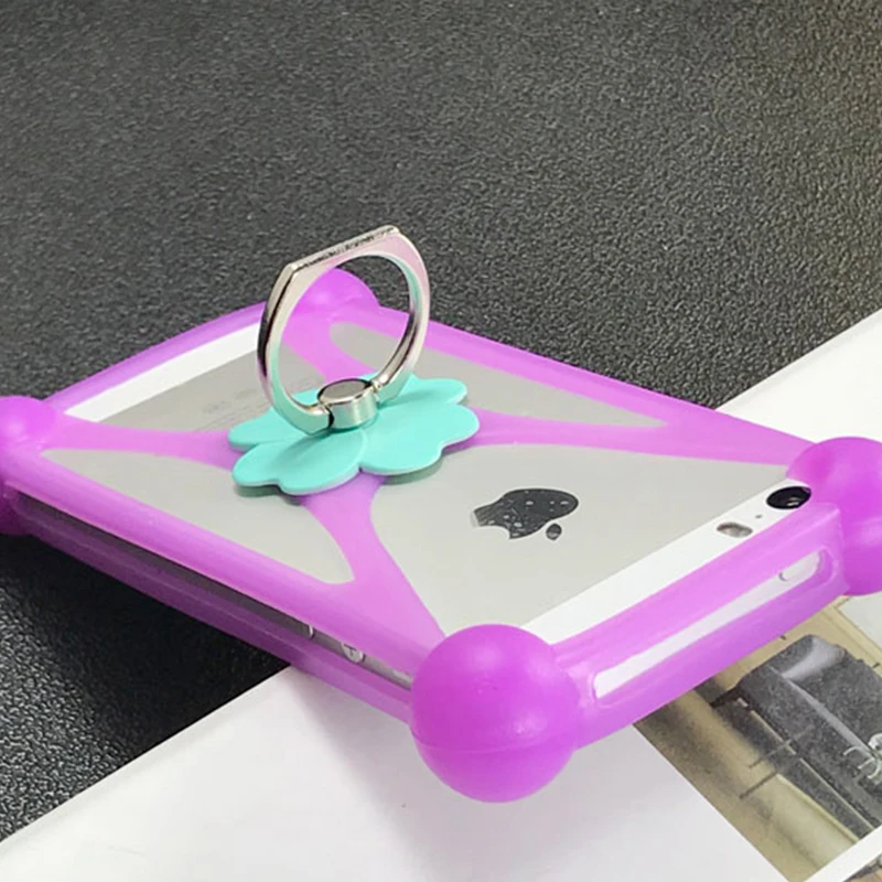 Счастливый клевер чехол 3D мягкий силиконовый 4,0-6,0 дюймов Универсальный чехол для Iphone, Samsung, Xiaomi, Huawei, больше с телефонный звонок