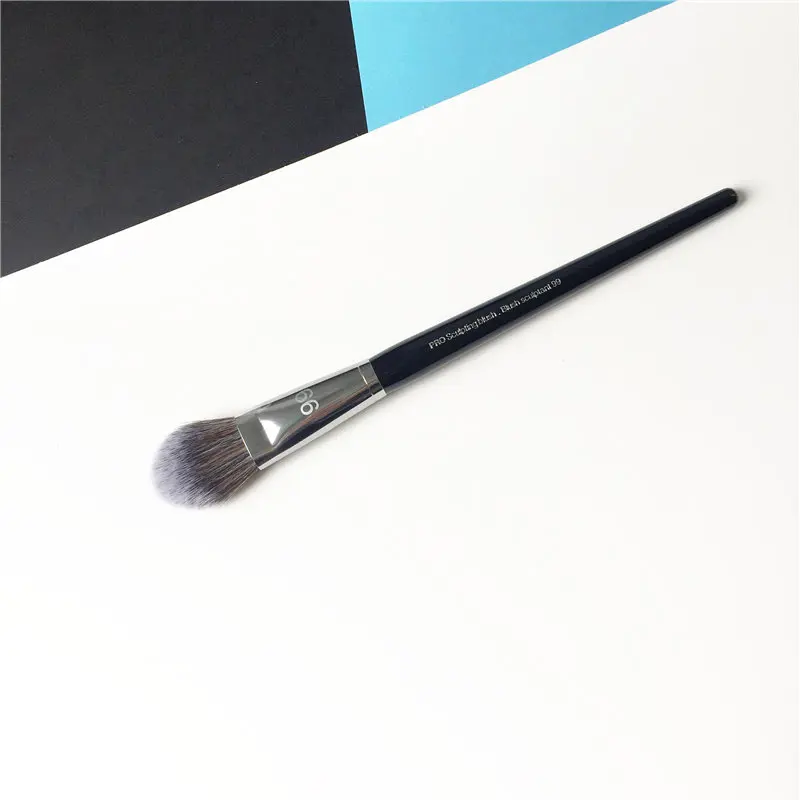 PRO-99 Pro Sculpting Blush Brush#99- Spade-Like Head for Contouring Blushing powders and Liquids- Beauty Makeup Blending Tool - Handle Color: PRO-99