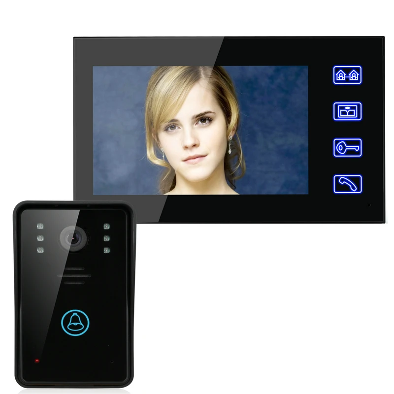 

color 7 Inch Video Door Phone Video HD IR Night Doorbell Camera Video Intercom