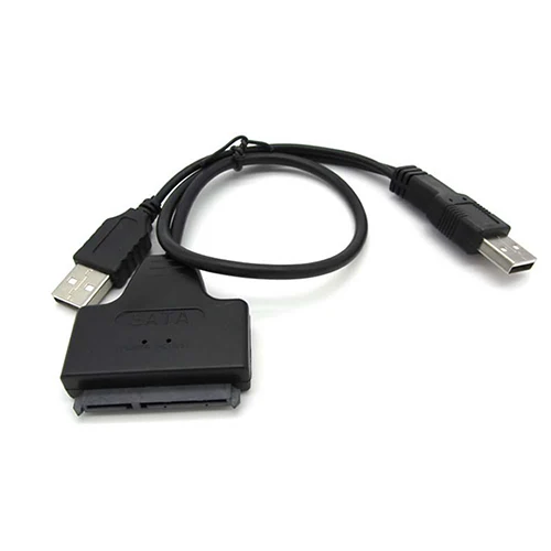 USB 2 0 до 5 дюймов 22 7 + 15 Serial ATA SATA HDD/SSD конвертер кабель адаптер | Компьютеры и офис