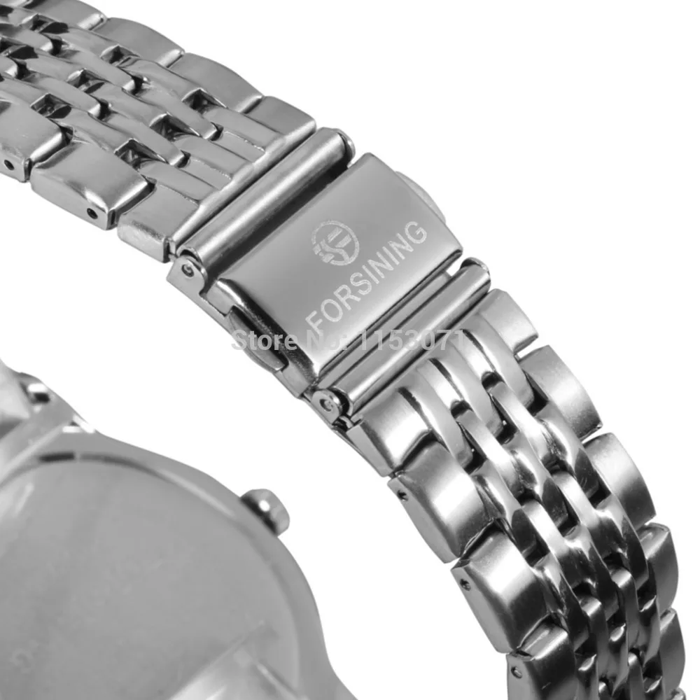 Часы наручные Forsining FSG8088Q4T3 Мужские кварцевые люксовые повседневные с браслетом