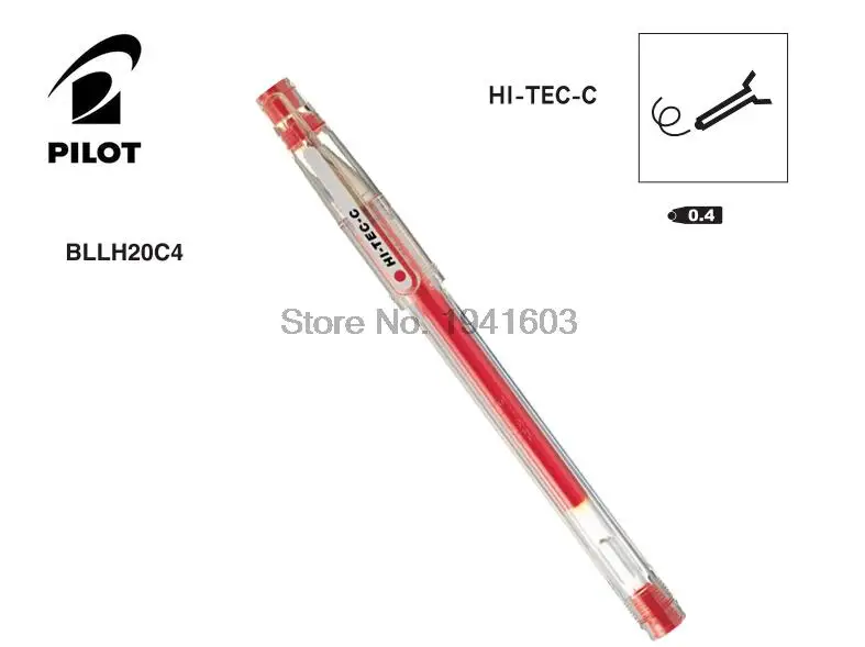 Ручка с гелевыми чернилами оригинальная японская ручка пилот HI TEC для подписей