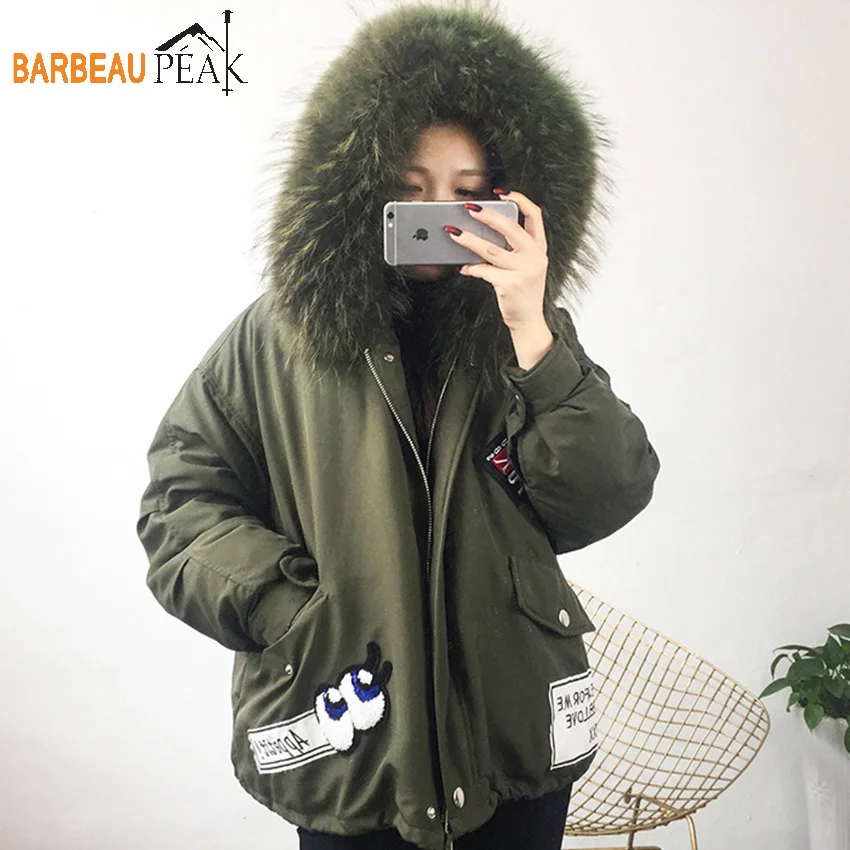Barbeaupeak куртка Для женщин на молнии 90% белая утка вниз зима длинный пуховик для