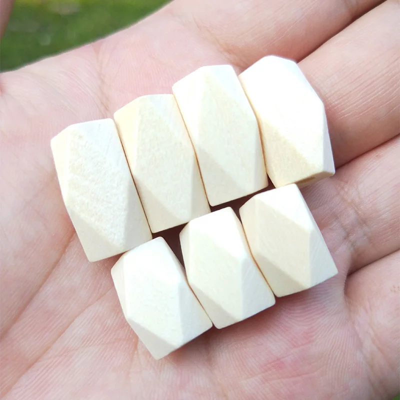 Бусины деревянные геометрические натуральный цвет 10/шт./упак. дюймов | Украшения