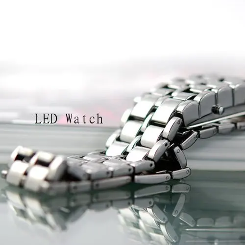 Железные Самурайские супер светодиодные японские вдохновленные красные часы