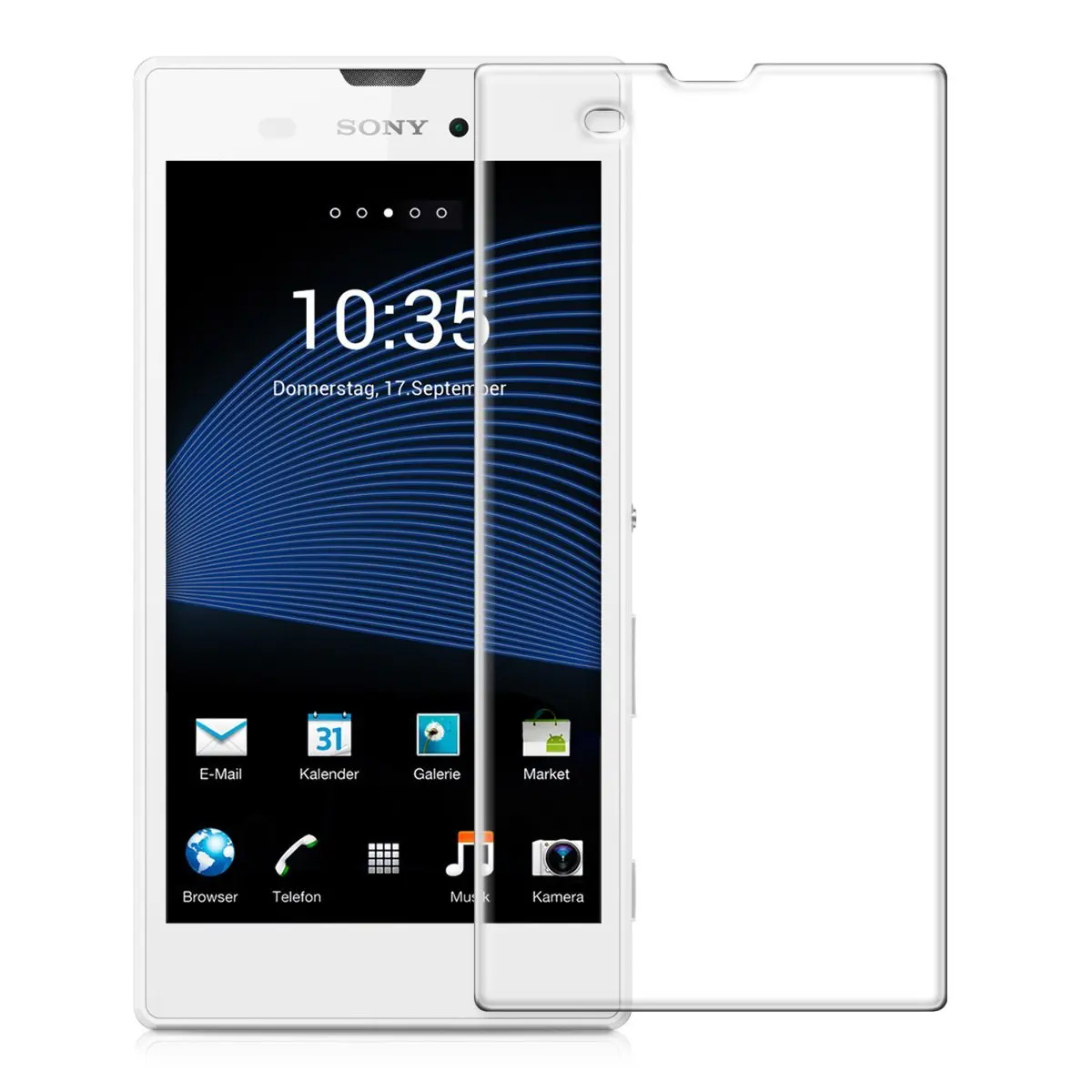 5 шт./лот закаленное Стекло для sony Xperia T3 D5103 Экран протектор Защитная пленка |