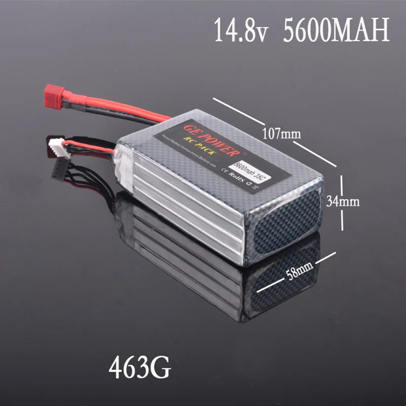 ZDF AKKU Helicopter 4S 14.8V 5600mAh 35C 70C Lipo Battery For RC 1/8 1/10 Car Boat Airplane Quadcopter | Игрушки и хобби