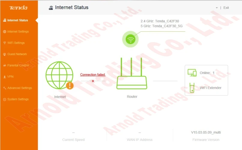 Eng Прошивка Tenda 802.11AC двухдиапазонный 1200 Мбит/с беспроводной Wi Fi маршрутизатор