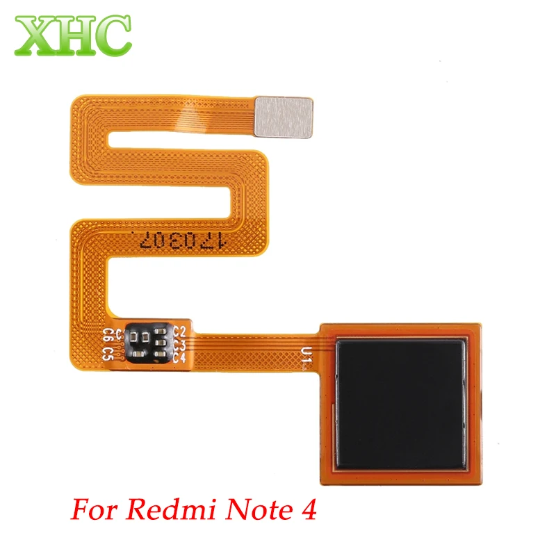 Гибкий кабель с датчиком отпечатков пальцев для Xiaomi Redmi Note 4 4X 3s 3X 3 Pro смартфон