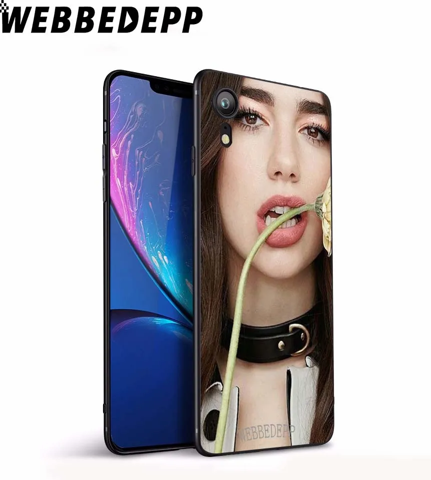 8 Мягкий чехол WEBBEDEPP Dua Lipa для iPhone 5 5S 6 6S 7 8 Plus X XS 11 Pro MAX XR - Цвет: 8