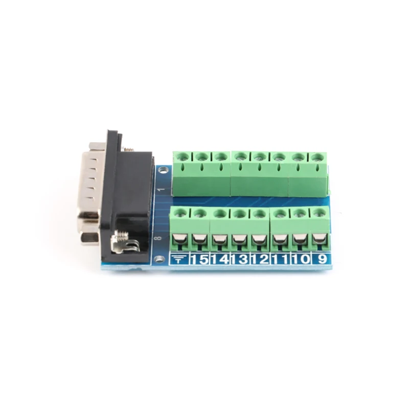 DB15 D-SUB VGA 15pin Female Male Adapter Jack Terminal Breakout PCB Board |