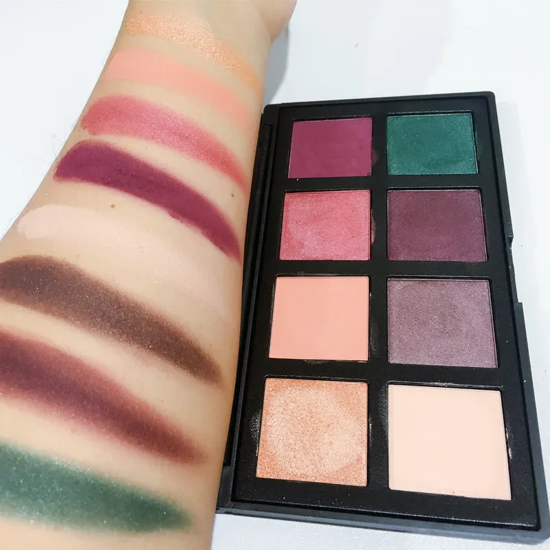 Тени для век Палитра Профессиональные мерцающий дымчатый макияж Косметика