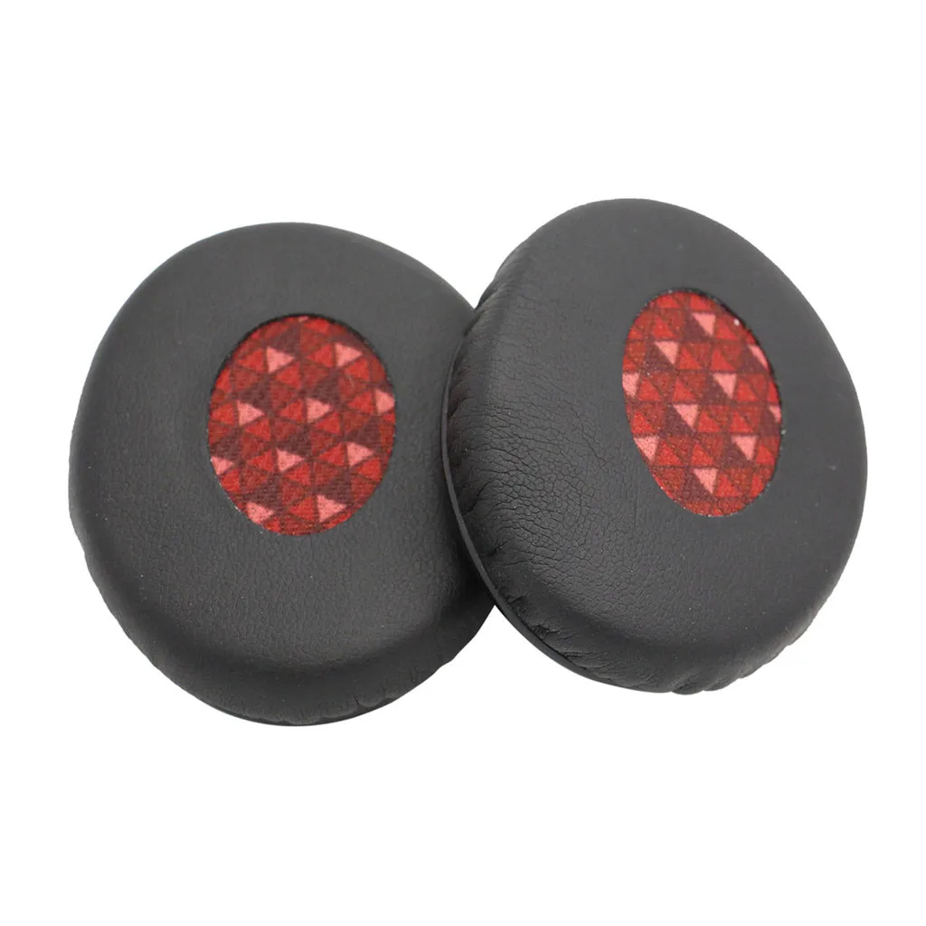 1 пара черный внешняя поверхность без рисунка цветная внутри Запасные подушечки