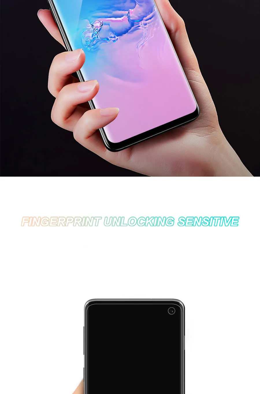 Защитная пленка 20D на весь экран для samsung Galaxy S10 S9 S8 Plus S10e Note 8 9 A6 A8, мягкая защитная пленка без стекла