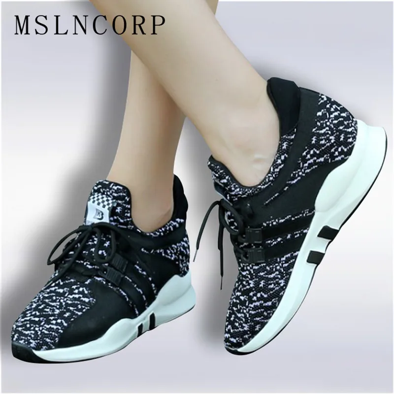 Туфли женские на плоской подошве дышащая обувь для тренировок повседневные