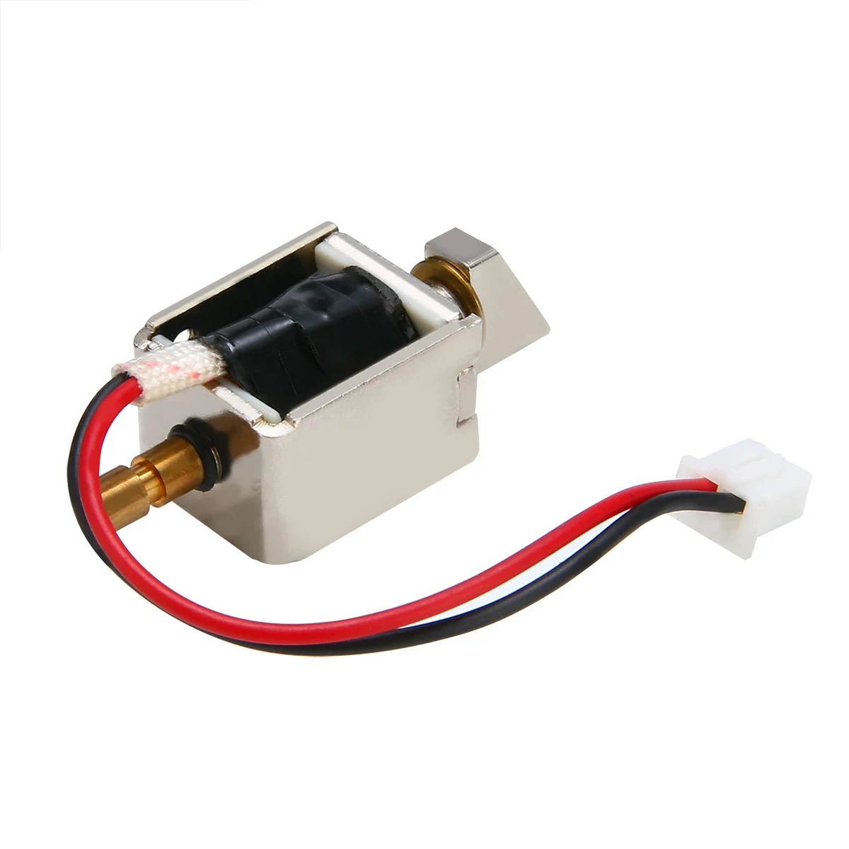 DC12V 0.5A небольшой Магнитный соленоидный замок электрический контроль шкафа ящика дверной замок нажимной цилиндрический контроль доступа