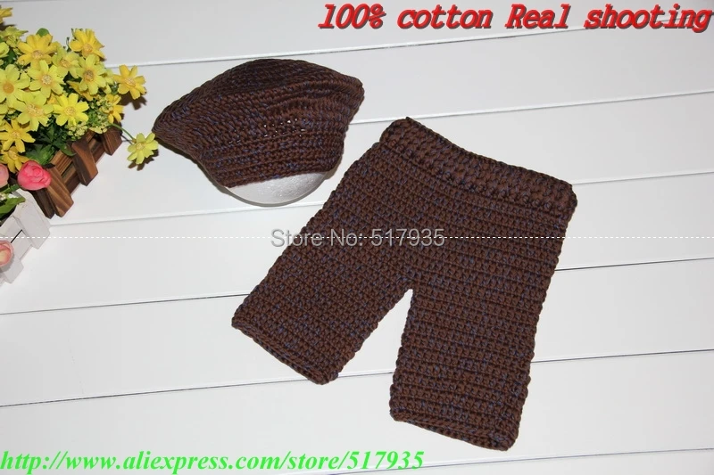 Бесплатная доставка детский вязаный с закруглёнными краями и пуговицей сверху