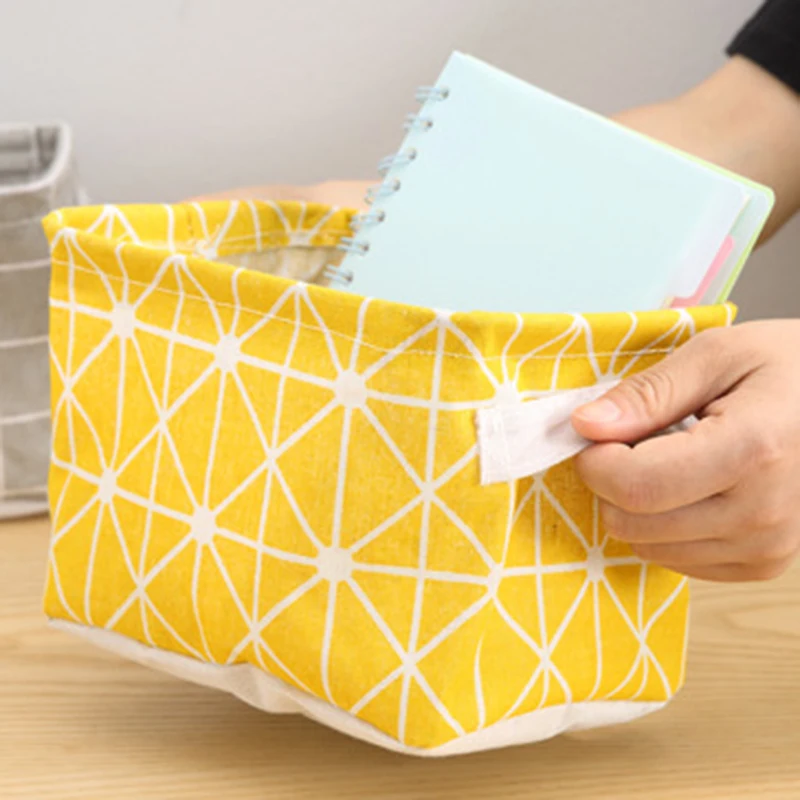 ONEUP DIY офисная настольная корзина для хранения игрушек белья складная коробка